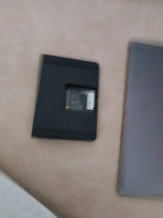 Tablet Lenovo Negra con detalle