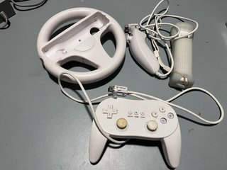 Nintendo Wii Negra Consola + Accesorios