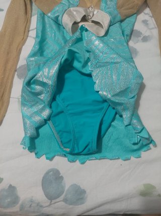 Maillot Patinaje Artístico Bodyskin Talla 12