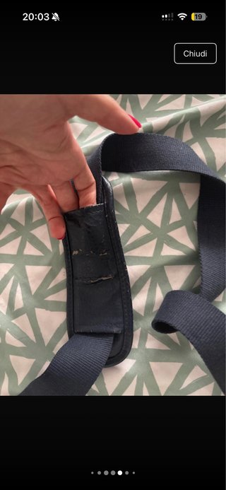 Tracolla Converse similpelle
