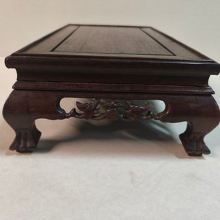 Mesa expositora bonsai madera oscura 40x23.5x13