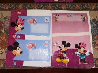 3 Packs 10 Tarjetas + Sobres cada uno de Disney