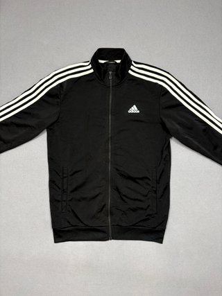 Chaqueta Adidas negra 3 rayas M