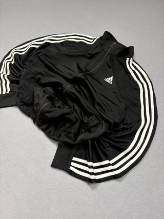 Chaqueta Adidas negra 3 rayas M