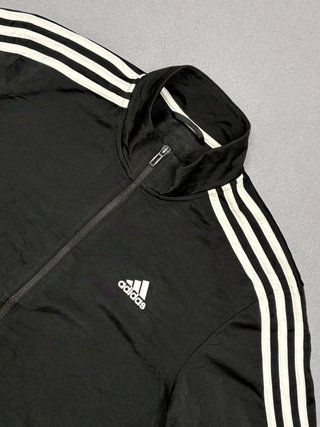 Chaqueta Adidas negra 3 rayas M