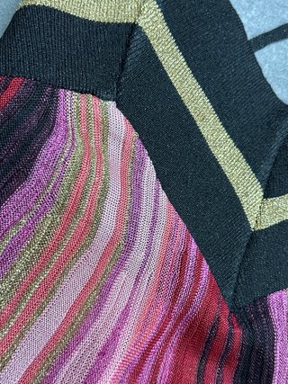 Blusa Mango Talla S Rayas Multicolor