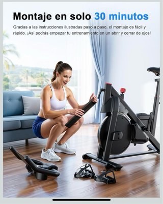 Bicicleta de Spinning Negra NUEVA SIN ABRIR
