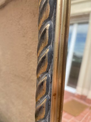Espejo Marco Decorativo Dorado y Plateado