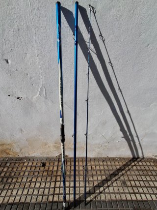 Carrete Vega TX9000.  Caña Kali Kunnan White Spot.