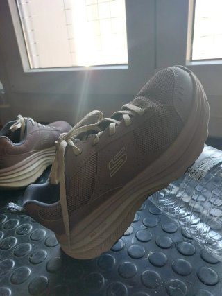 Zapatillas Skechers Mujer Beige/Marrón
