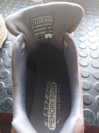 Zapatillas Skechers Mujer Beige/Marrón