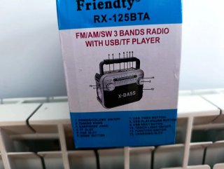Radio Portátil X-BASS FM/AM/SW con Linterna