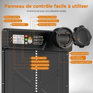 Puerta Automática Gallinero Solar SIN ESTRENAR