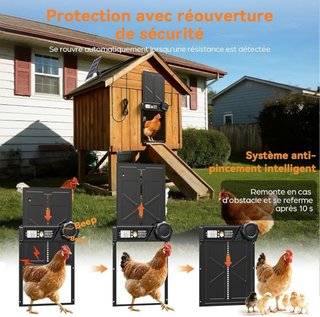 Puerta Automática Gallinero Solar SIN ESTRENAR
