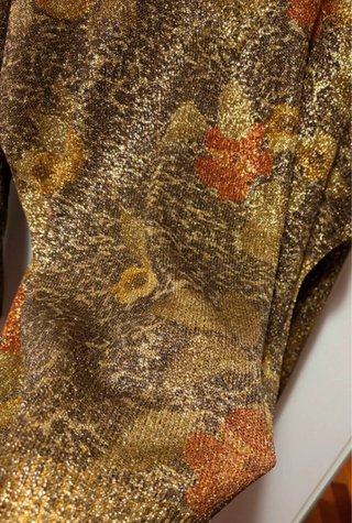 Maglia Vintage Giuggio Lurex Lamé Oro Anni '80