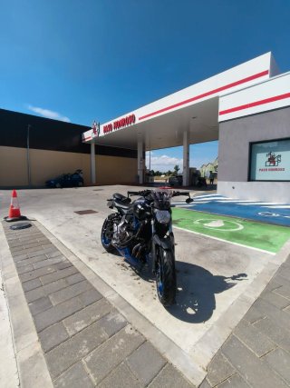 Yamaha MT-07 Negra y Azul