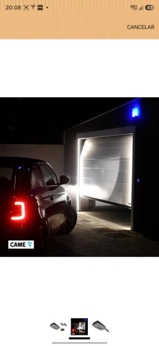 Kit CAME para puertas de garaje sin estrenar