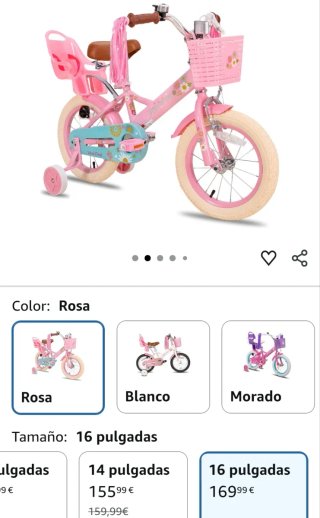 Bicicleta niña JoyStar 16'
