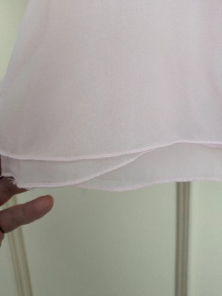 Blusa rosa manga acampanada