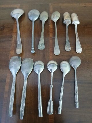 Set 12 cucchiaini vintage anni 50-60-80