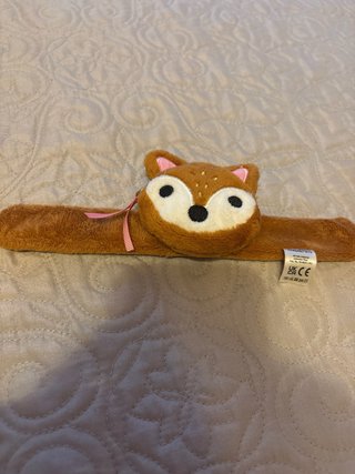 Monedero infantil pulsera zorro peluche