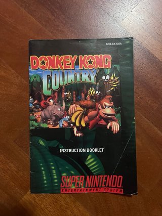 Donkey Kong Country Super Nintendo SNES