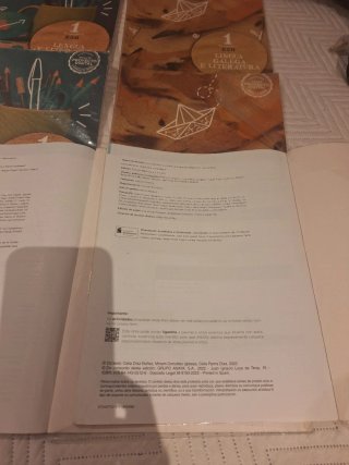 Libros primero de la ESO de LENGUA y LINGUA