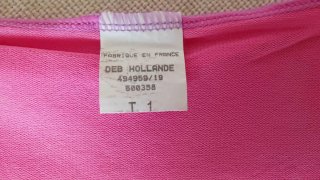 Canotta vintage rosa Deb Holland S