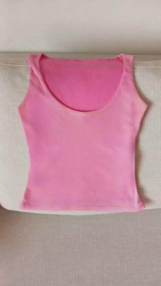 Canotta vintage rosa Deb Holland S