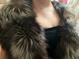 Cuello abrigo o Capa de pelo para Fiesta o bodas