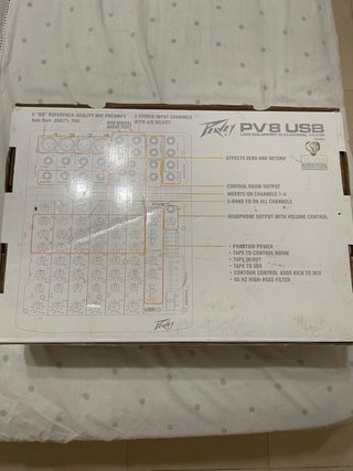 Mesa de Mezclas Peavey PV8 USB