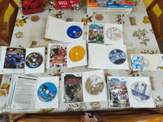 Consola Wii Mini Roja + 9 Juegos