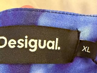 Desigual Abito Lungo Maniche Lunghe XL