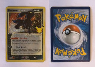 Umbreon Estrella Dorada (EX) Celebraciones.