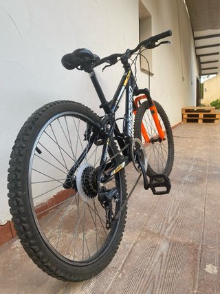 Bicicleta Megamo Open 24” Negra/Naranja