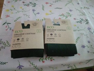 2x Leotardos Calzedonia Orgánicos Talla 8-10