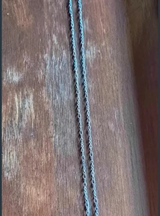 Cadena larga Plata Ley 925