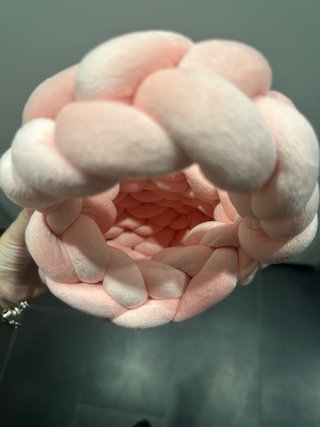 Borsetta rosa fatta a mano