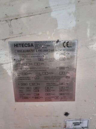 Equipo AA Hitecsa conductos horizontal