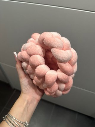 Borsetta fatta a mano rosa
