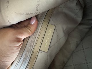 Zaino Michael Kors Beige Oro