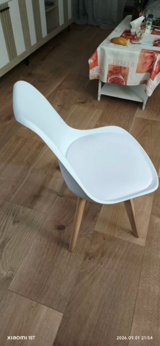 4 Sillas Comedor Nuevas Plástico/Madera