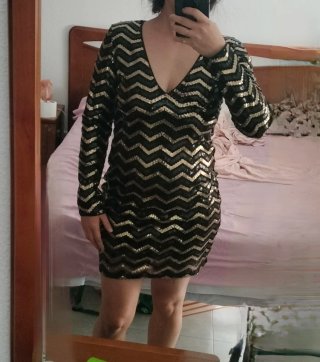 Vestido fiesta invierno