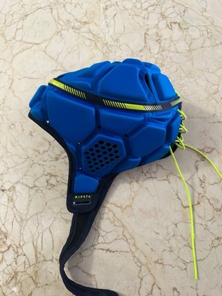 Casco Rugby Niño Kipsta Azul