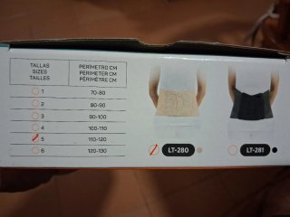 Faja Lumbar Orliman Lumbitron Beige