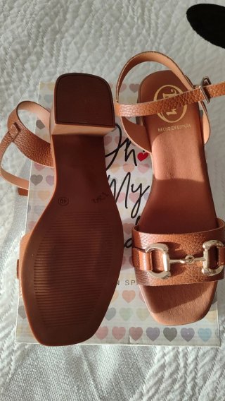 Sandalias Oh My Sandals for Rin Marrones Hebilla