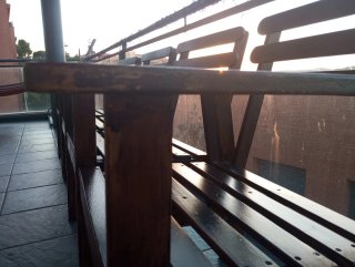 4 Sillas de Madera para Terraza