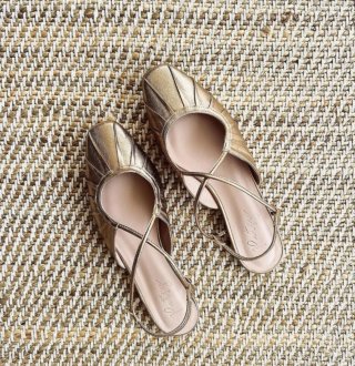 Bailarinas Patsy doradas talla 39