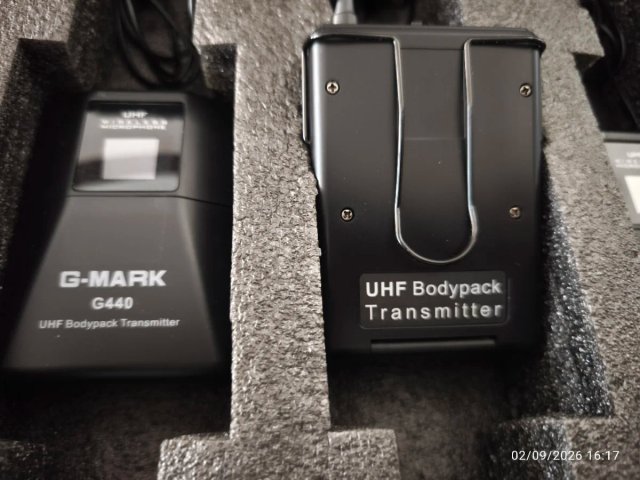 Micrófonos Inalámbricos G-MARK G440 Beige