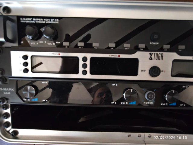 Micrófonos Inalámbricos G-MARK G440 Beige